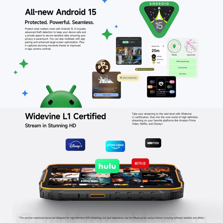 Ulefone Ulefone RugKing 4 Pro, 8 GB + 256 GB, robustes Smartphone (IP68/IP69K), 6,56 Zoll, Android 15, Unisoc T7250 Octa-Core-Prozessor, Netzwerk: 4G, NFC, OTG, RugKing 4 Pro, 8GB+256GB elektroniktrade Switzerland