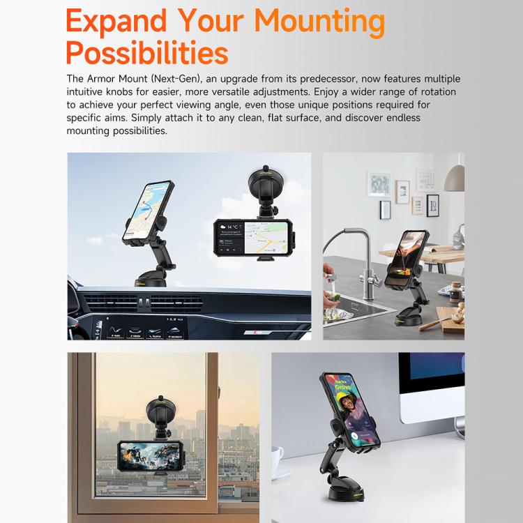 Ulefone Ulefone UAN16 Armor Mount Auto-/Tisch-Handyhalterung, verbessertes Modell, UAN16 elektroniktrade Switzerland