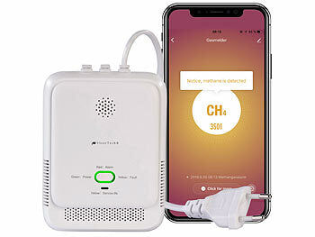VisorTech Smarter Multi-Gasmelder für haushaltsübliche Gase, WLAN & App, 85db Elektroniktrade Switzerland