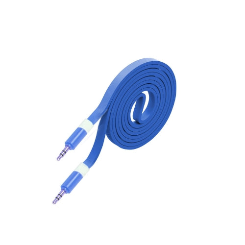 Aux Kabel Ultraflach 1M Blau | #alektroniktrade.com#
