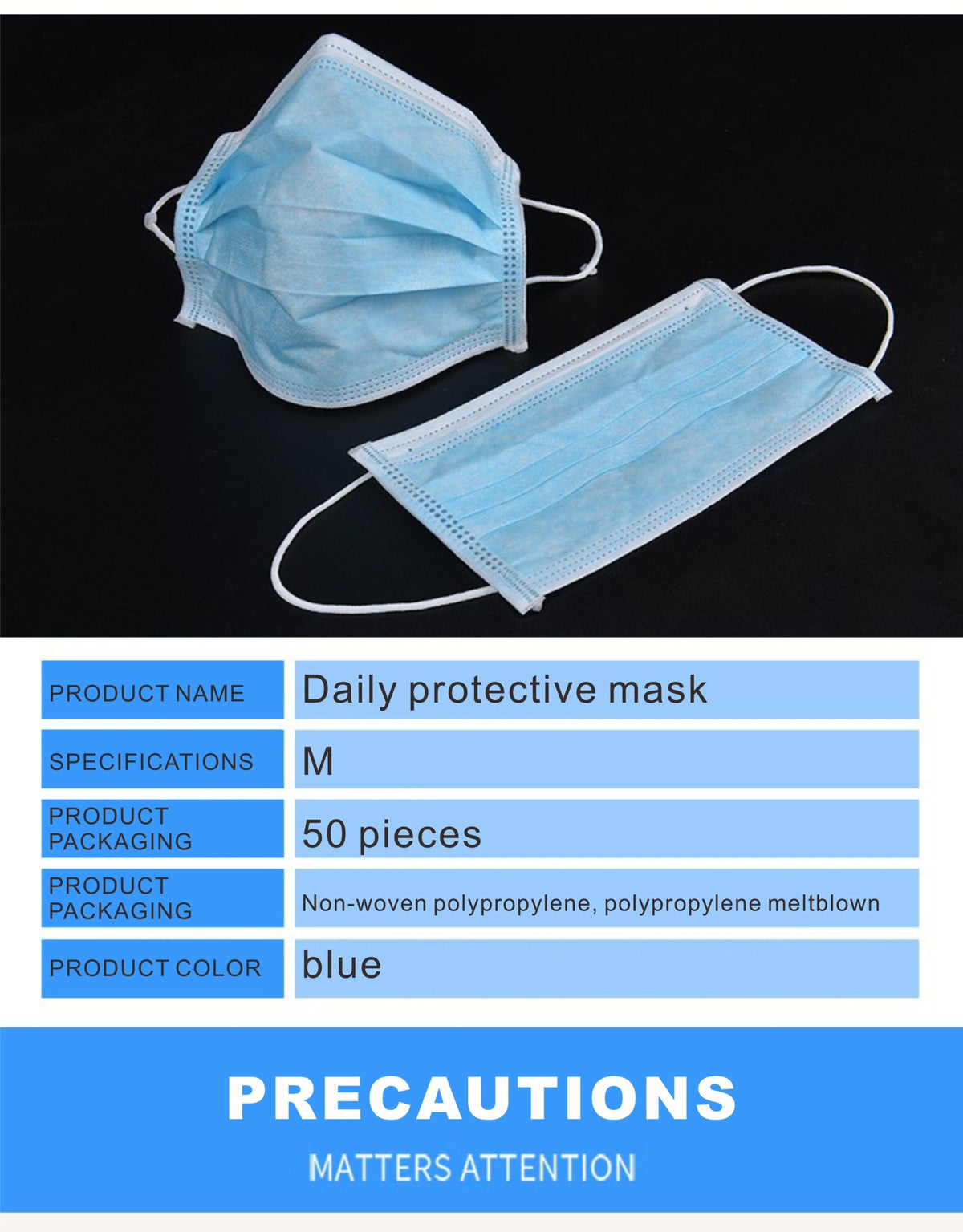 50er Pack Einweg Maske Mundschutz | #alektroniktrade.com#