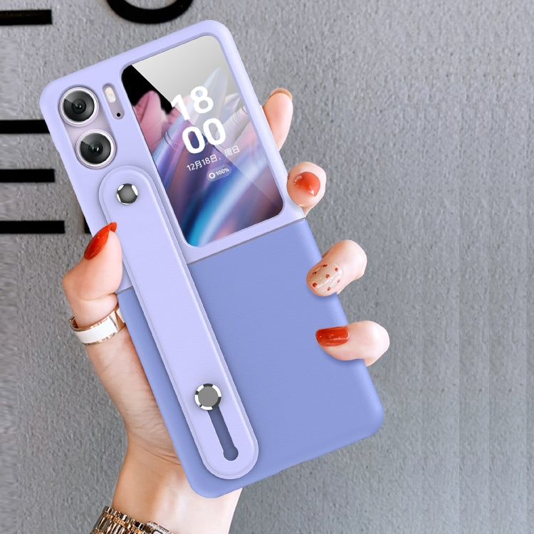 OPPO Find N2 Flip Folding Phone Case (Schwarz + Dunkelblau)