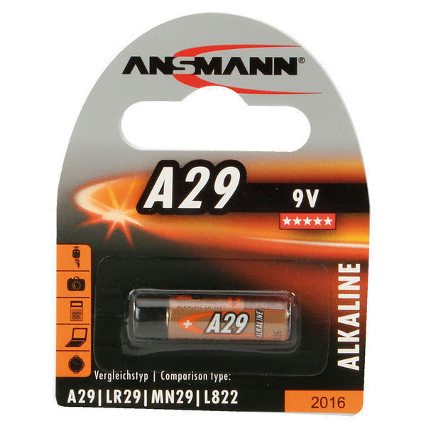 Ansmann Ansmann Alkaline-Batterie Typ 29A, 9 V elektroniktrade Switzerland