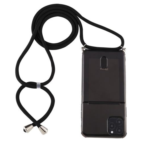 APPLE Für iPhone 12 Pro Max Transparente TPU-Schutzhülle mit Lanyard & Kartensteckplatz (schwarz) Elektroniktrade Switzerland