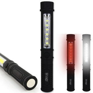 B-Light Germany Stableuchte 6+6 COB + 1 Watt LED mit Clip und Magnet ( Restposten ) elektroniktrade Switzerland