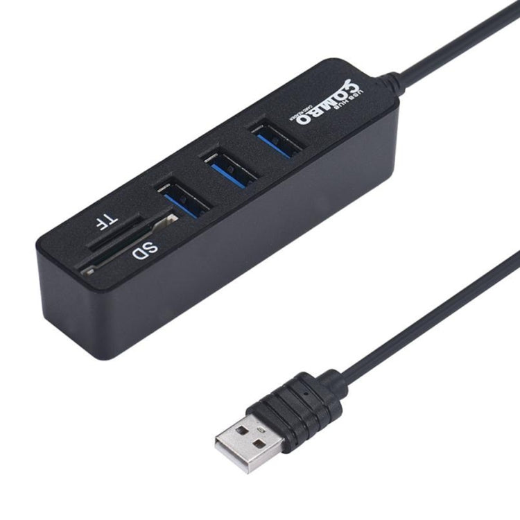 Elektroniktrade 2 in 1 USB 2.0 480Mbps 3 Port USB + Micro SD/T-FLASH SD/SDHC/SDXC Kartenleser elektroniktrade Switzerland