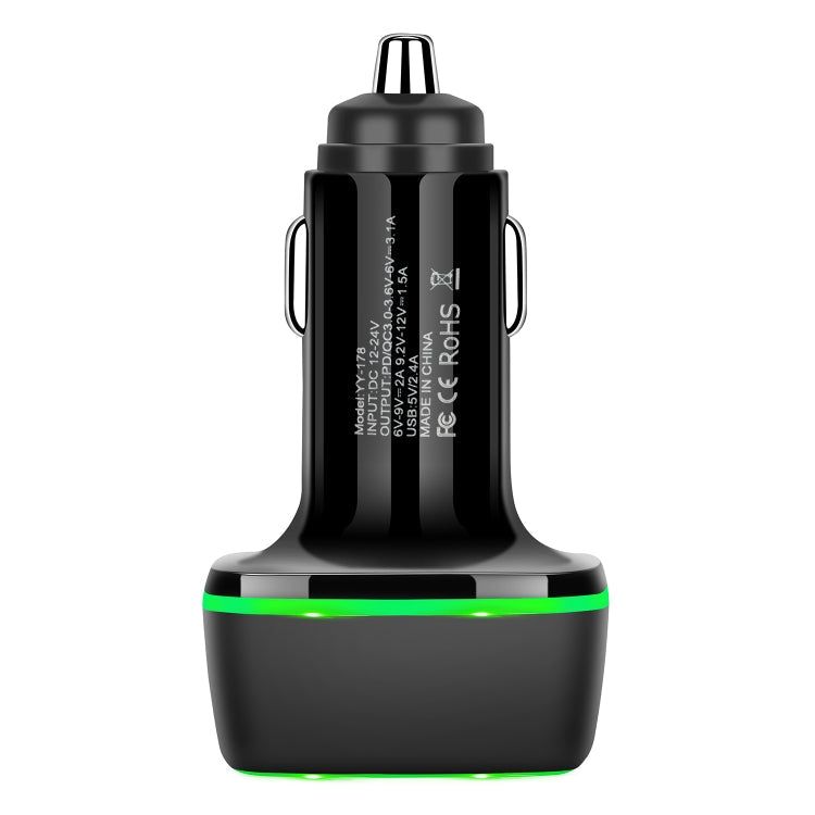 Elektroniktrade ACC-178 30W Dual USB+USB-C/Typ-C Schnelllade-Autoladegerät Schwarz elektroniktrade Switzerland