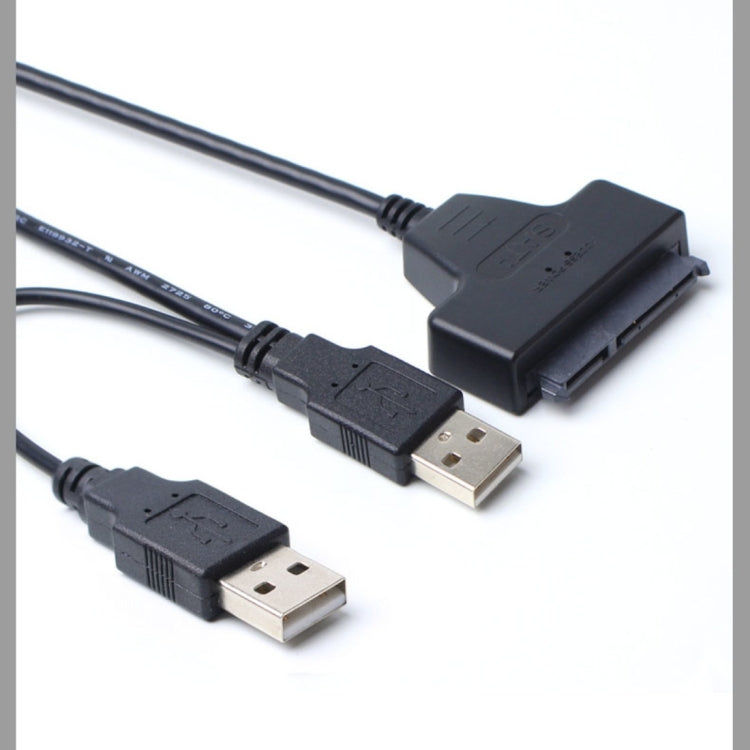 Elektroniktrade Doppeltes USB 2.0 auf SATA Festplattenadapterkabel für 2,5 Zoll SATA HDD / SSD Elektroniktrade Switzerland