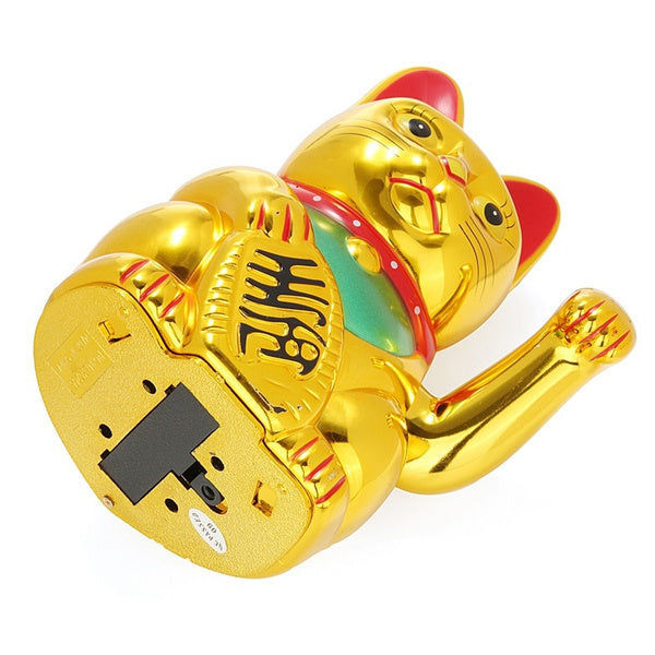 Elektroniktrade Gold Feng Shui Maneki Neko Winke Katze Gross elektroniktrade Switzerland
