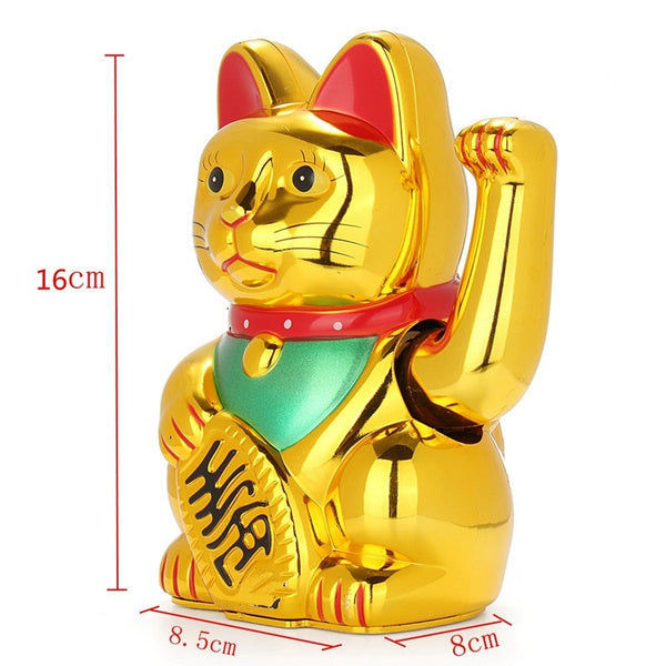 Elektroniktrade Gold Feng Shui Maneki Neko Winke Katze Gross elektroniktrade Switzerland