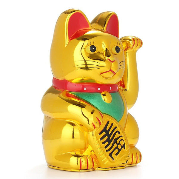 Elektroniktrade Gold Feng Shui Maneki Neko Winke Katze Gross elektroniktrade Switzerland