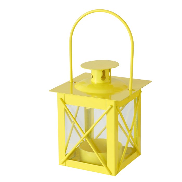 Elektroniktrade Laterne Farol, ideal für ein Teelicht - Farbe Gelb elektroniktrade Switzerland