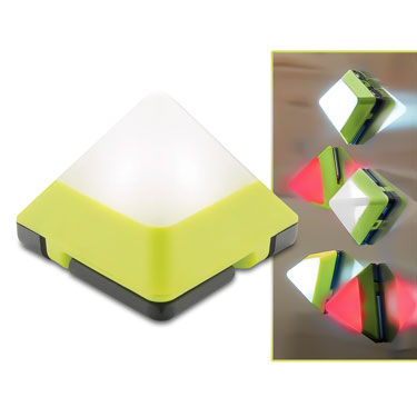 Elektroniktrade Mini Triangle Laterne mit ausklappbarem Haken und Magnet, dimmbar inkl. Batterien elektroniktrade Switzerland
