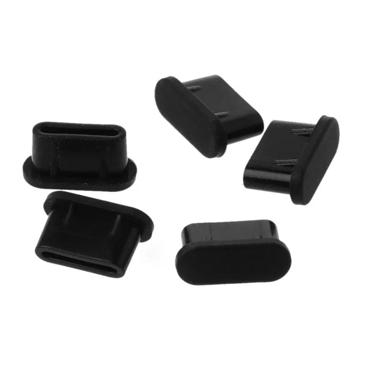 Elektroniktrade Silikon-Staubschutzstecker für USB-C / Typ-C-Anschluss (schwarz) Elektroniktrade Switzerland