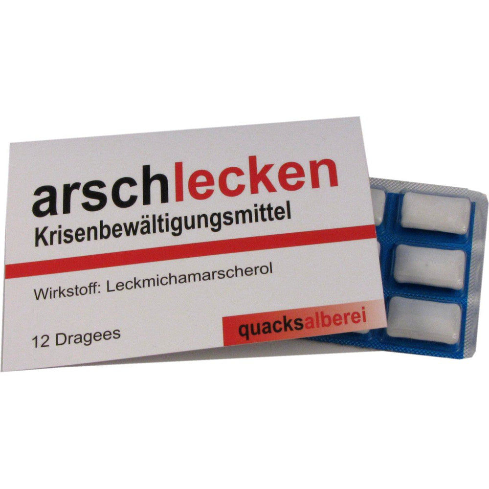 Quacksalberei WITZIGE KAUGUMMIS "ARSCHLECKEN" elektroniktrade Switzerland