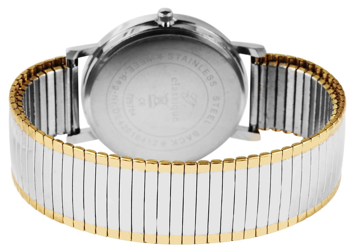 SG Classique Herrenuhr mit Zugarmband, Edelstahl elektroniktrade Switzerland
